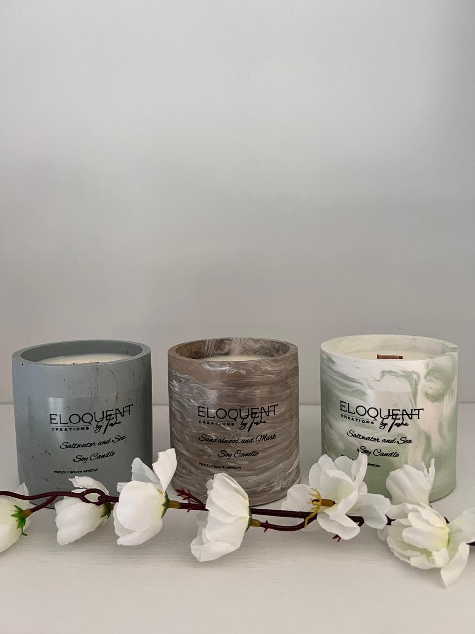 100% soy wax candles - ready made